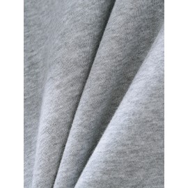 Plus Size Pisces Pattern Hoodie | Comfortable Fuzzy Sweatshirt with Zodiac Design, Printed with 